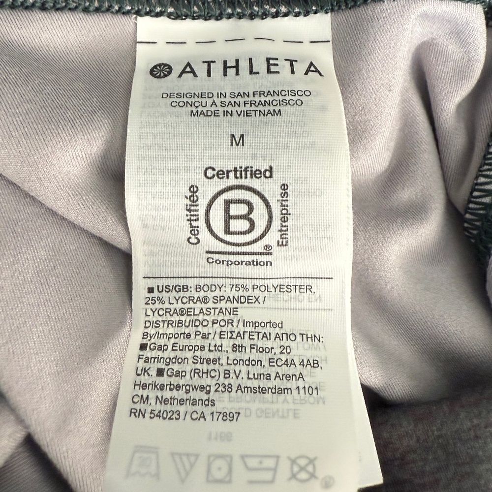 ATHLETA ROUCHED SIDE LEGGINGS NWOT - Picture 4 of 5